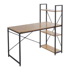 GENERICO - Escritorio Con Estantería 4 Pisos 120 X 70 X 60 Cm