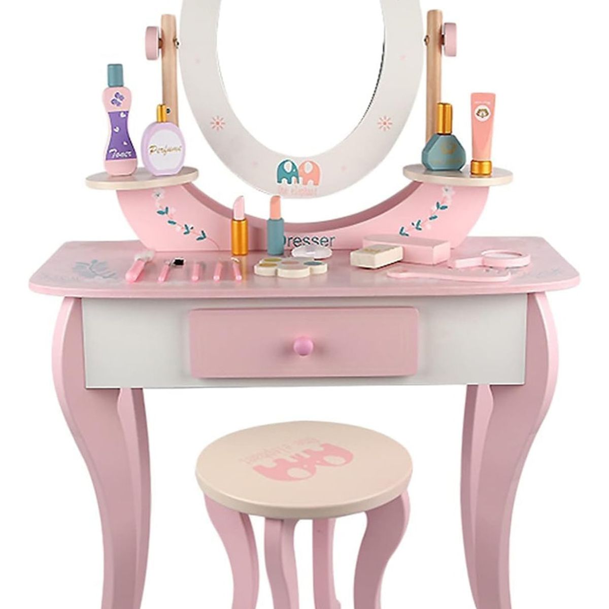 U BUY - Tocador Infantil Para Niñas Y Niños Rosado