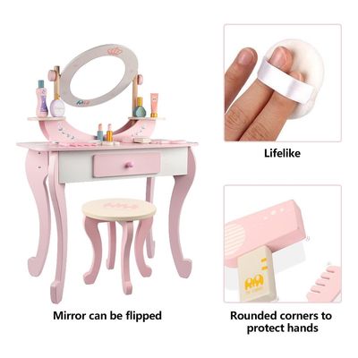 Imagen 2 del producto Tocador Infantil Para Niñas Y Niños Rosado