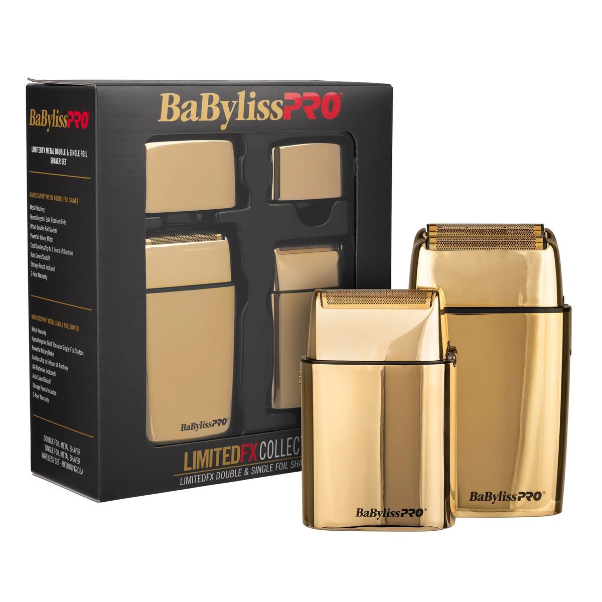 BABYLISS PRO - Kit BabylissPro Shaver Limited FX Collection Gold 2und