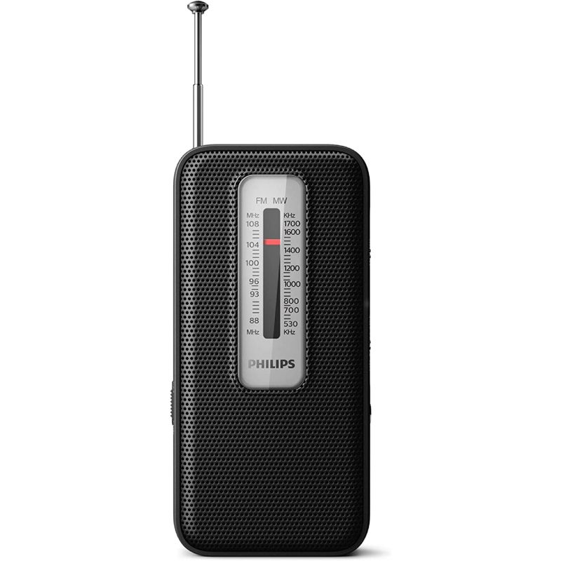 PHILIPS - Philips Radio Portátil FMRadio Pequeña Retro Ideal para Cocina Baño o Garaje PHILIPS