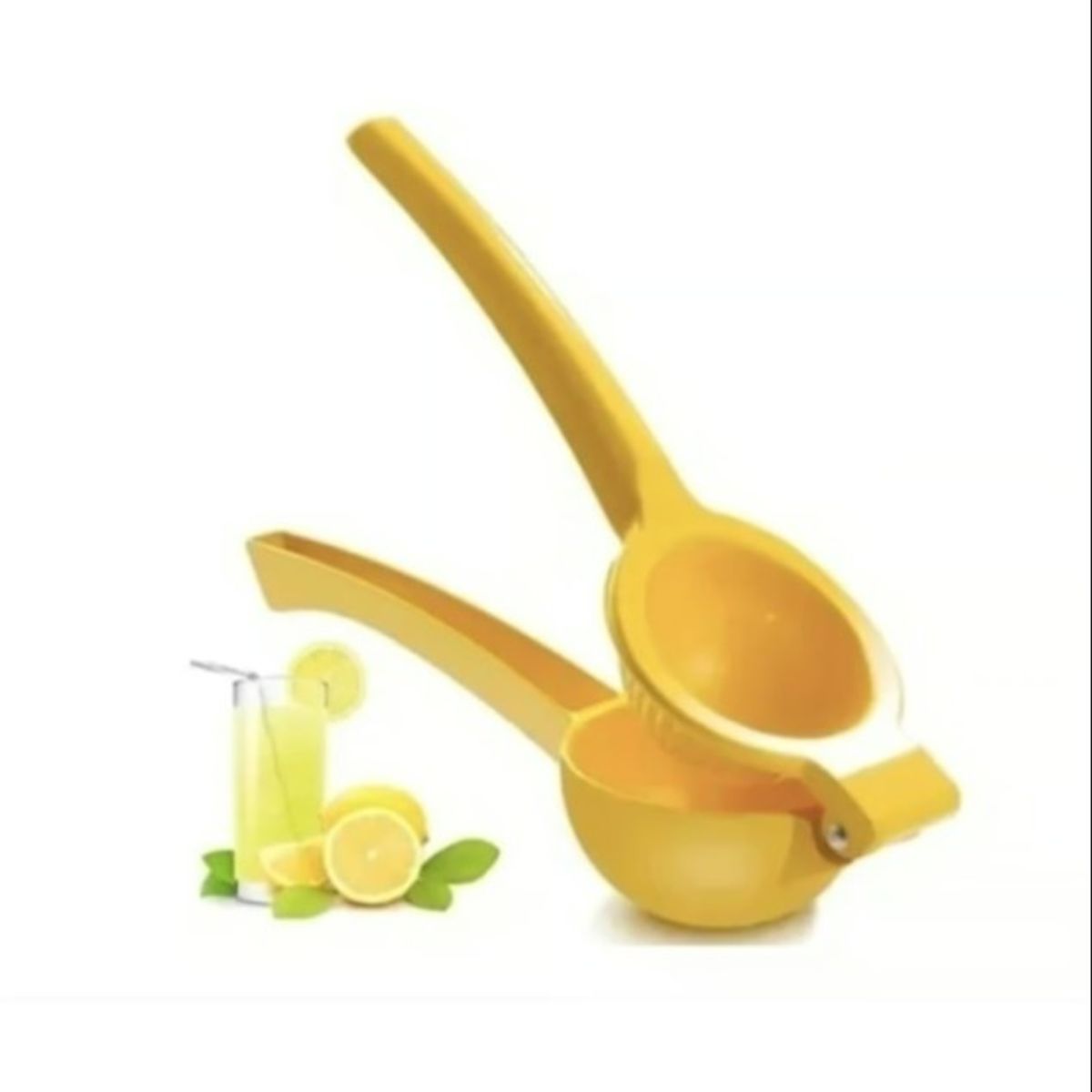 GENERICO - Exprimidor Manual De Limon Mango Prensa Metalico