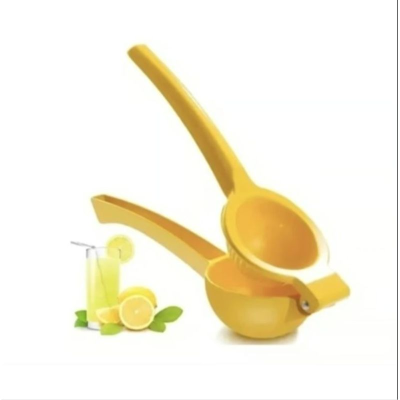 GENERICO - Exprimidor Manual De Limon Mango Prensa Metalico
