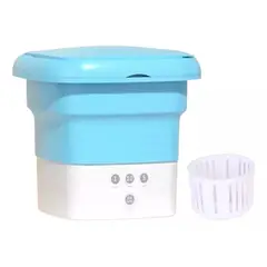 MUNDO MAGIA - Mini Lavadora Portatil Plegable Personal Hogar