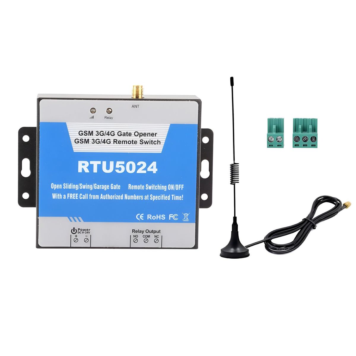 CASTLETEC - Rele abre portón celular remoto 4G RTU5024