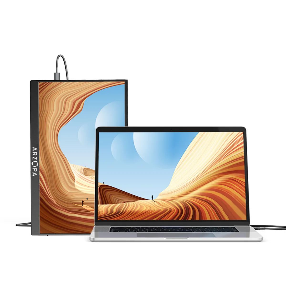 ARZOPA - Monitor Portátil 15.6 Full Hd - Hdmi Con Parlante A1 Gamut