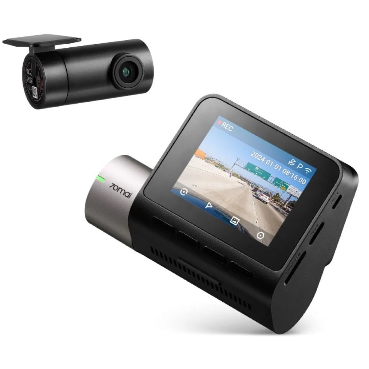 70MAI - Set Cámara para auto DVR 4k 1944P con cámara Trasera 70mai A510-1