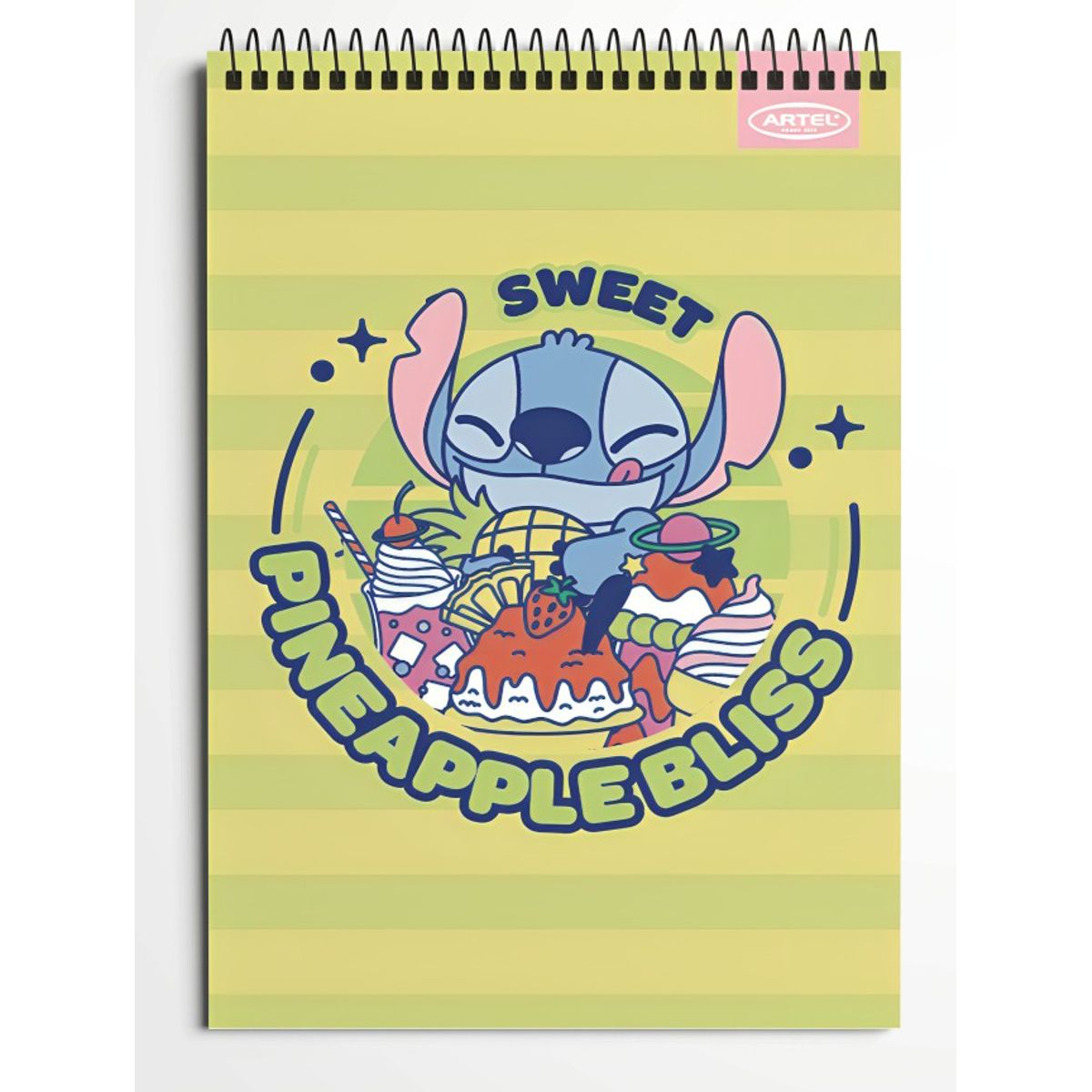 ARTEL - PACK 6PCS CROQUERA 21X32 80HJ  STITCH  SPRING ARTEL 2856