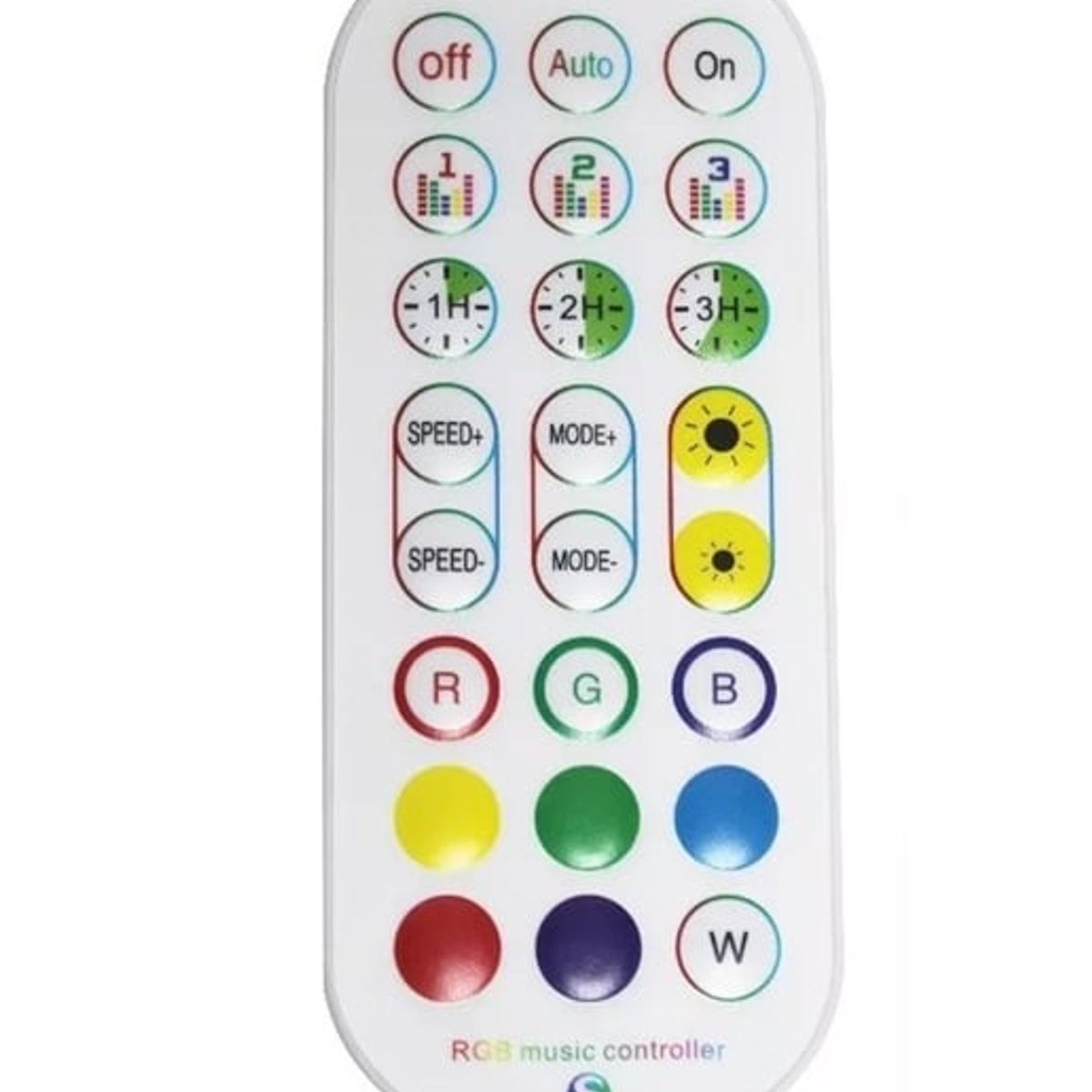 GENERICO - Lámpara Lineal Rgb Control Remoto Multicolor Sensor Sonido