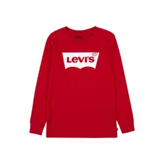 LEVIS - Polera Niño Batwing Manga Larga Roja