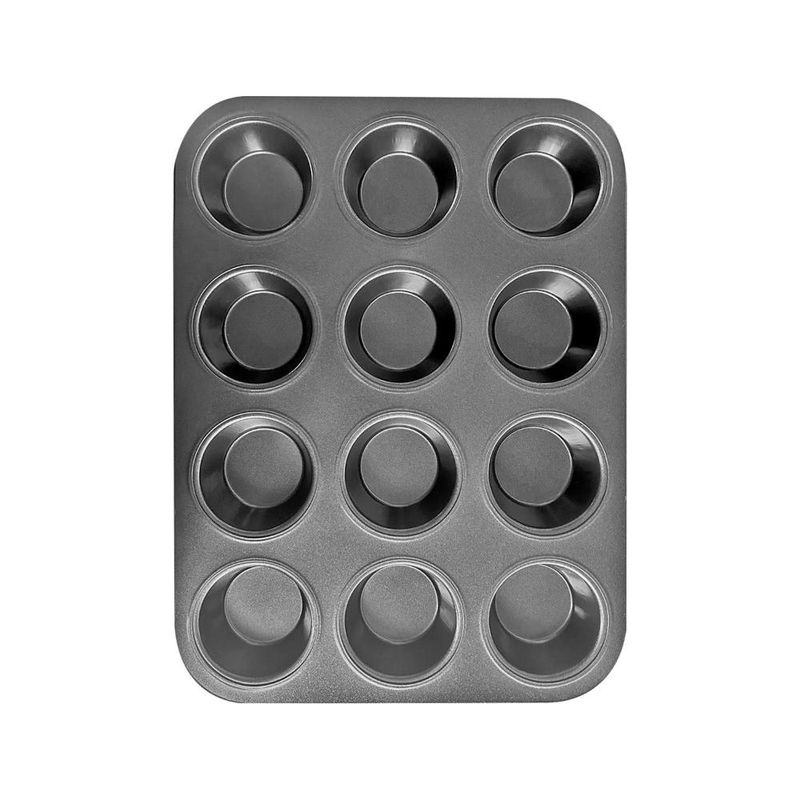 COOK IN - MOLDE 12 CUPCAKE - Plateado