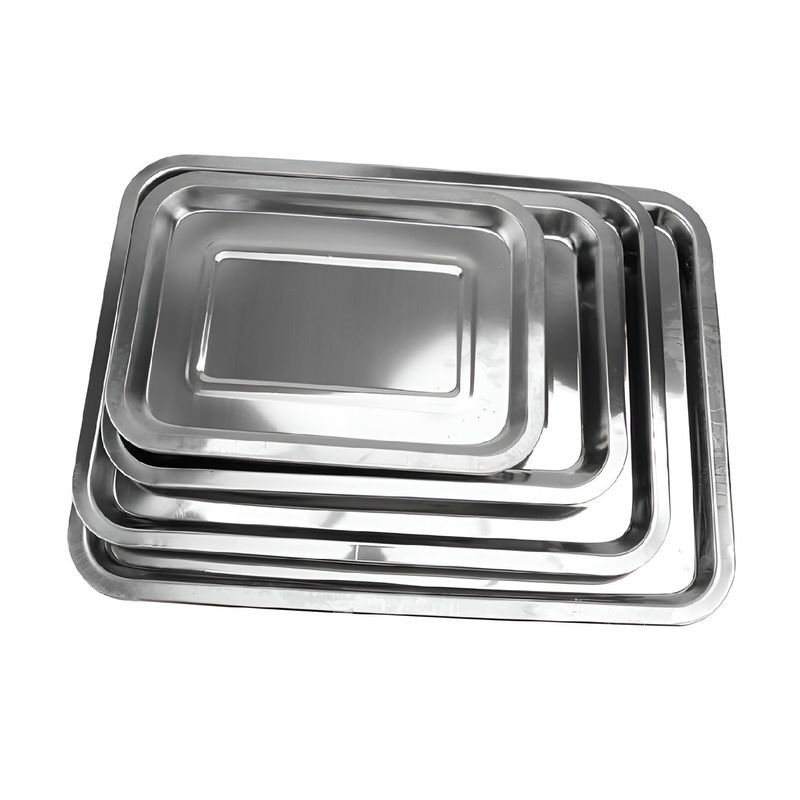 COOK IN - Azafate Acero Inoxidable 45x35x45 Cm - Plateado