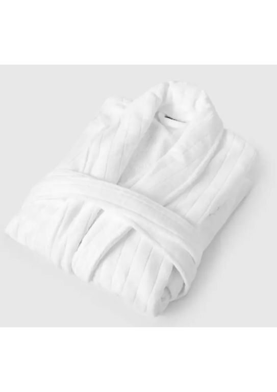Bata De Bano Spa Blanco Talla S Elements & Co By
