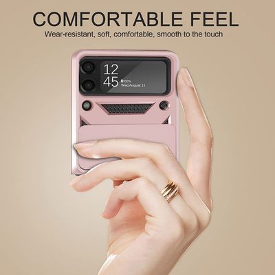Imagen 2 del producto Carcasa Armor Con Anillo Para Samsung Z Flip 4 - Rosa