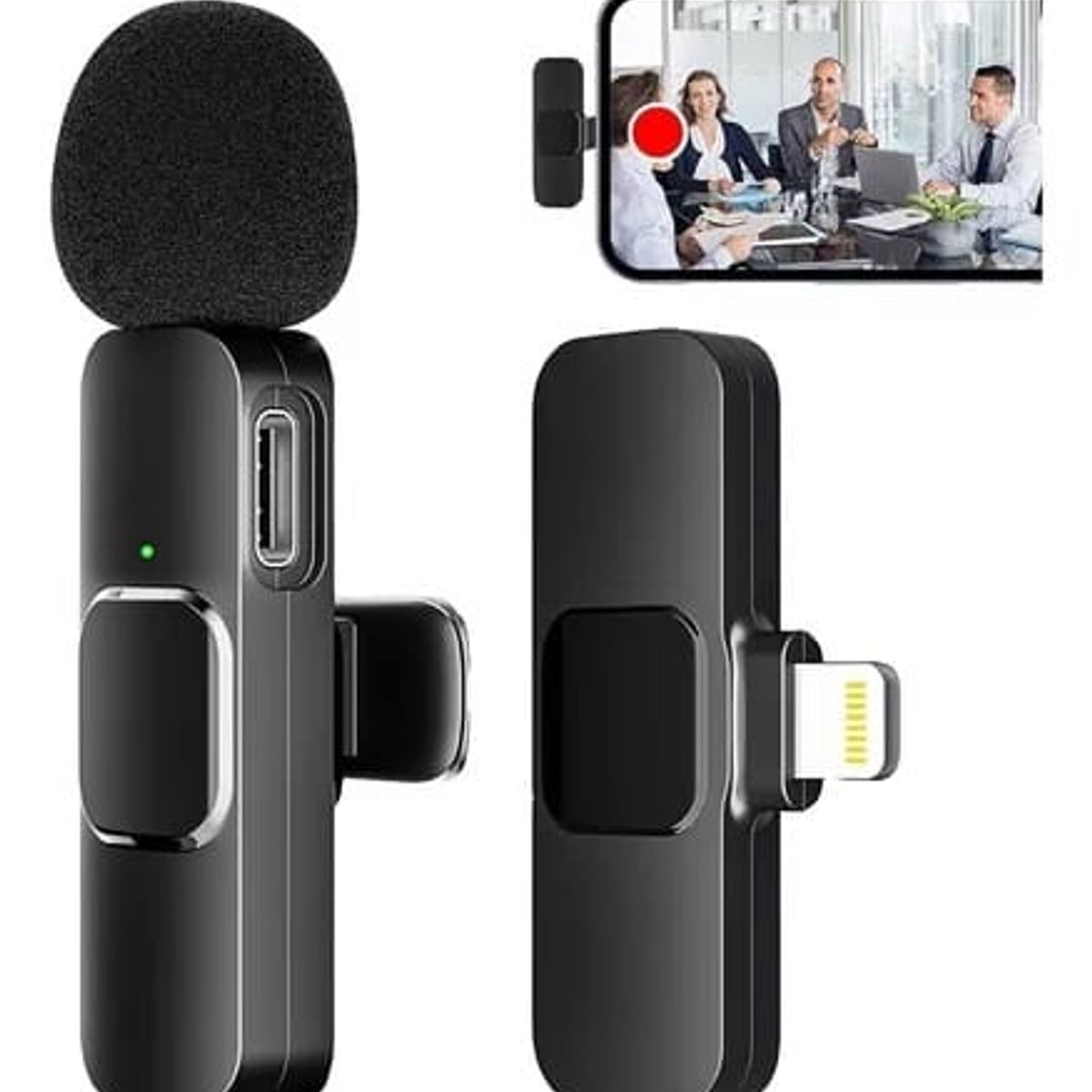 GENERICO - Micrófono Inalámbrico Para iPhone Lavalier Solapa