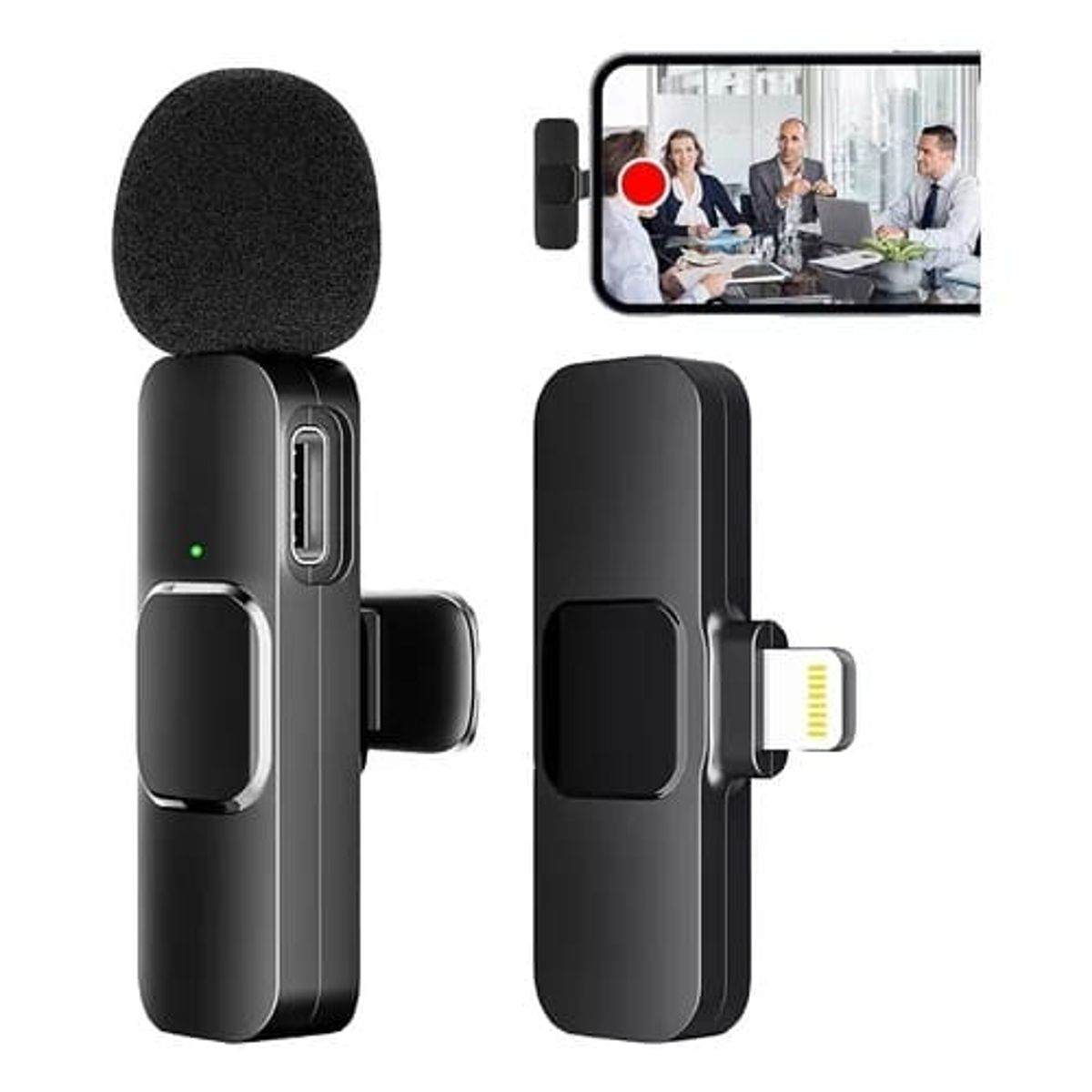 GENERICO - Micrófono Inalámbrico Para iPhone Lavalier Solapa