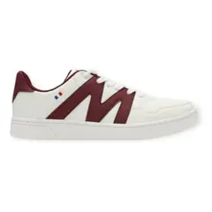 MICHELIN FOOTWEAR - Zapatilla Urbana Hombre Blanco Y Burdeo Michelin Ps22