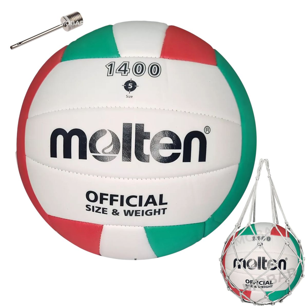 MOLTEN - Balon Voleibol Pelota Volleyball Voley Molten V5c1400 N°5