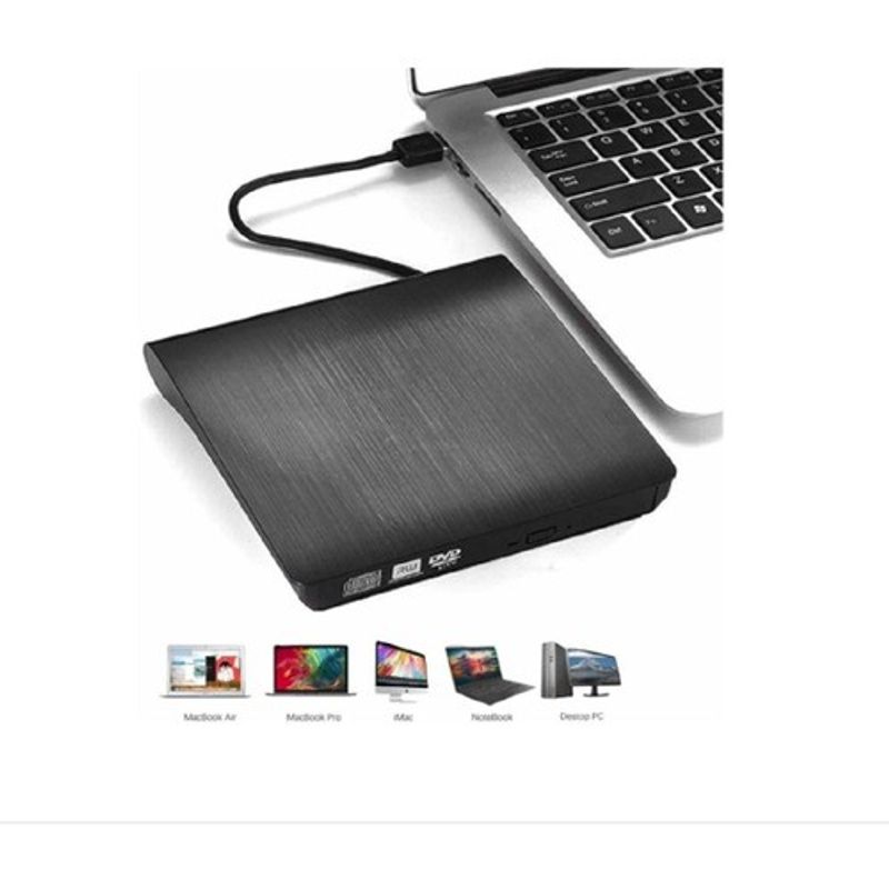 MUNDO MAGIA - Grabador Dvd Externo Lector Usb Cd Reproductor Windows Mac
