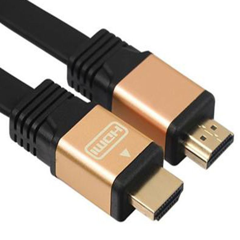 GENERICO - CABLE HDMI 20 MTS. V 1.4, M/M, PLANO, CONEC. BAÑO ORO