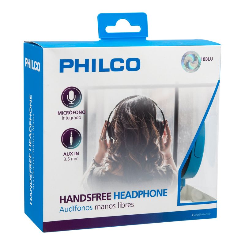 PHILCO - AUDIFONO CINTILLO PHILCO AUDIO AZUL