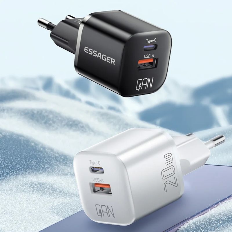 MUNDO MAGIA - Adaptador De Carga De 20w Gan Usb Tipo C Para Teléfono