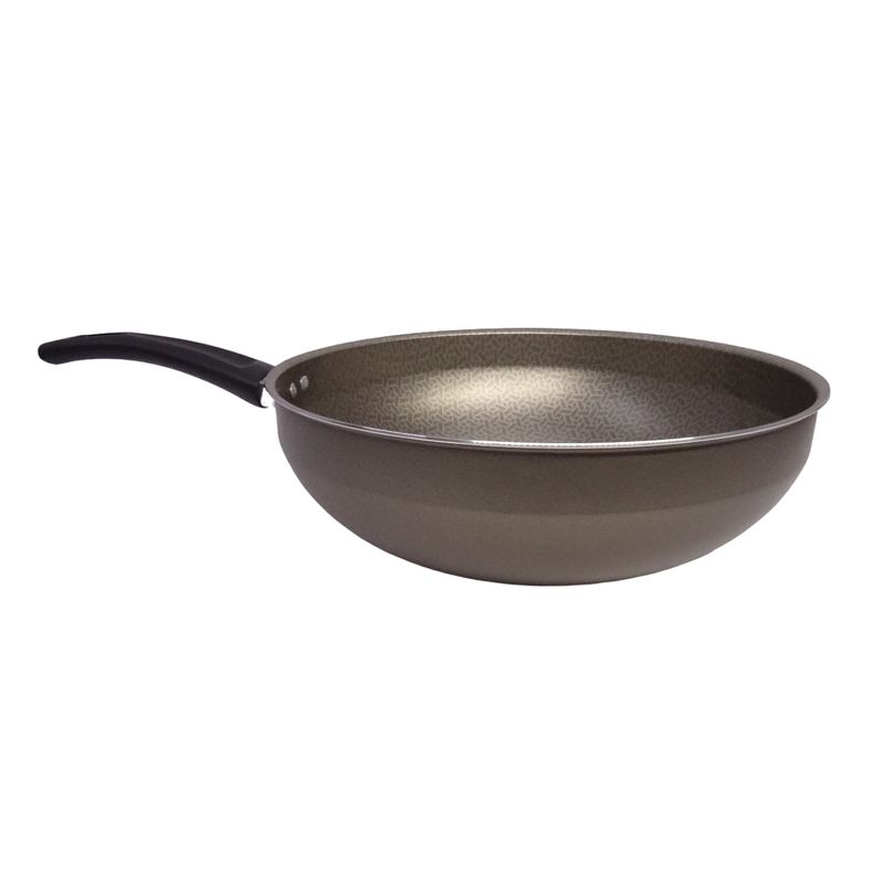 GENERICO - Sartén Wok Antiadherente 4,3 Litros 28cm Color Grafito