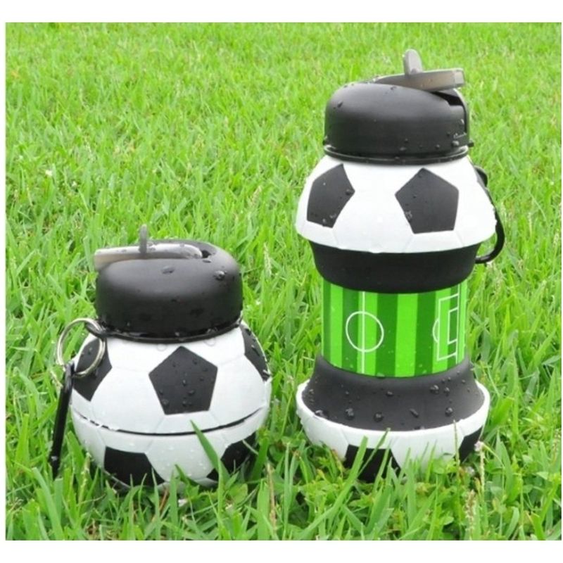 GENERICO - Botella De Agua Deportiva Plegable Portátil De Futbol