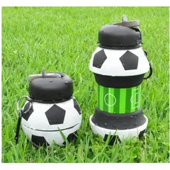 GENERICO - Botella De Agua Deportiva Plegable Portátil De Futbol