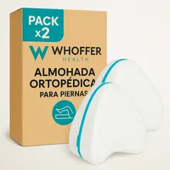 GENERICO - X2 Cojín Almohada Ortopédica Whoffer Viscoelástica Piernas