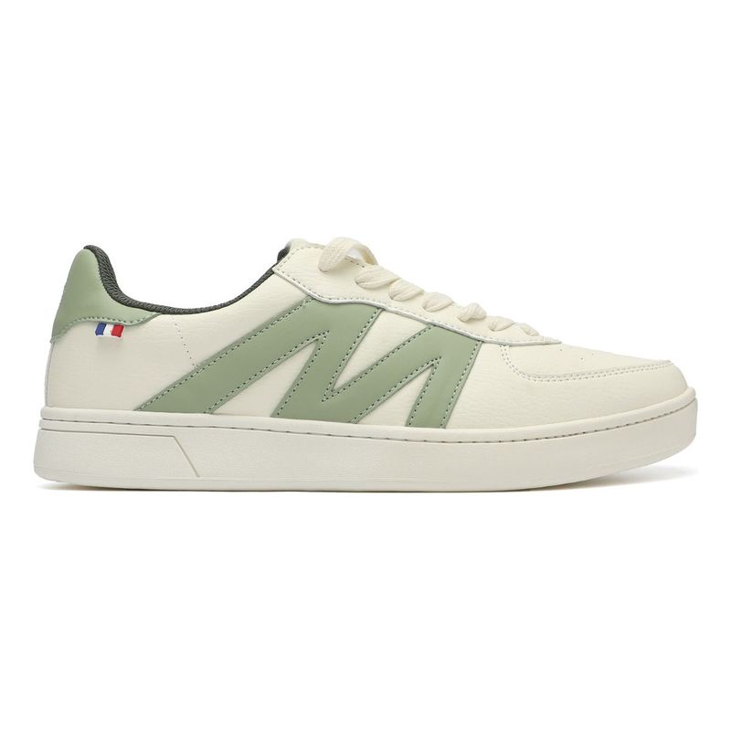 MICHELIN FOOTWEAR - Zapatillas Urbanas Hombre Blanco Verde Oliva Michelin Ps20.
