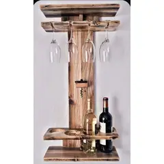 GENERICO - Bar Vino Y Copa De Madera Rustico Decoración