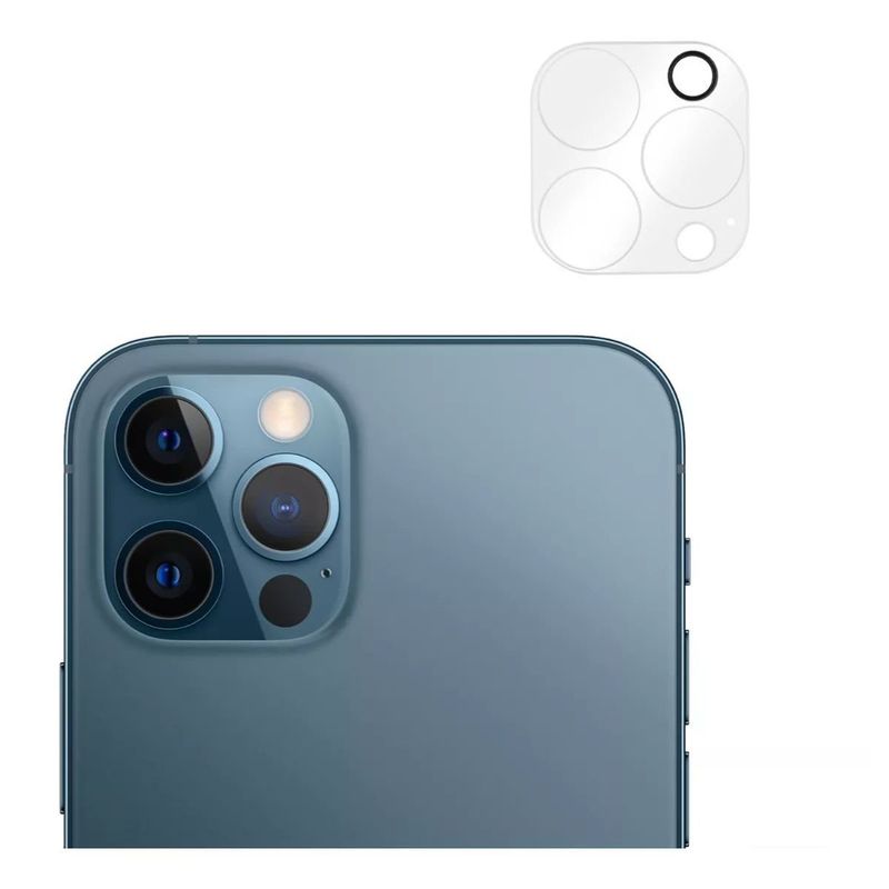 NUGLAS - Vidrio Protector de Camara para Iphone 12 Pro Nuglas 9H