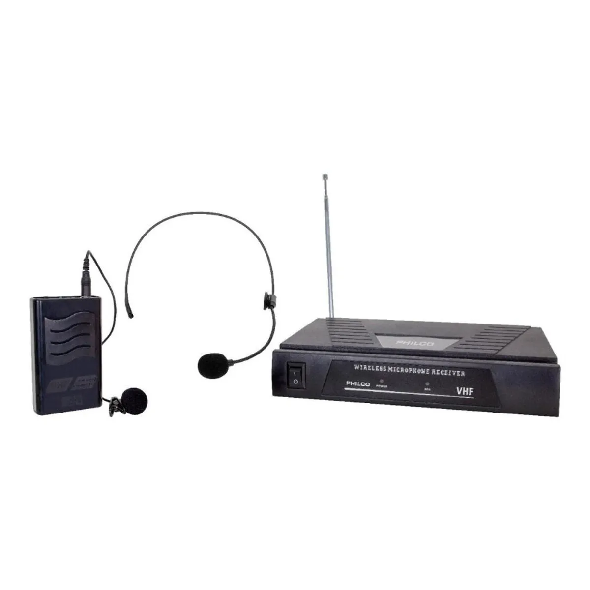 PHILCO - Microfono Inalam. 2 En 1 Cintillo/solapa Vhf