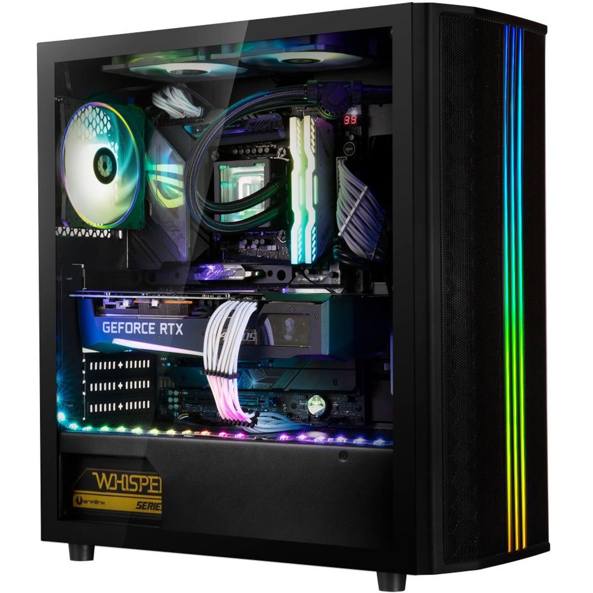 BITFENIX - Gabinete BitFenix ​​Saber ATX  3 Ventiladores Negro