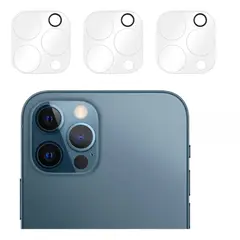 NUGLAS - 3 Pack Vidrios Protectores Camara Para iPhone 12 Pro Max 9h
