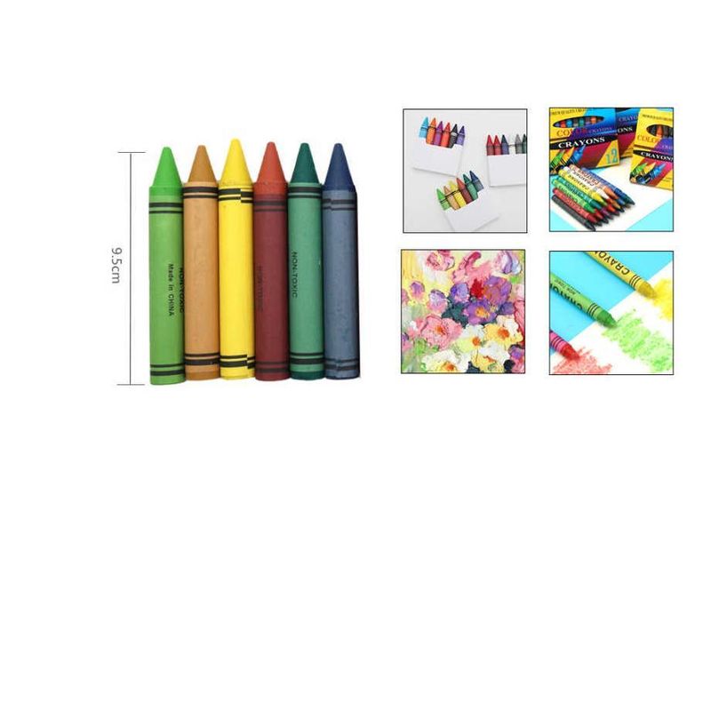 GENERICO - Lápices de Cera 18pcs
