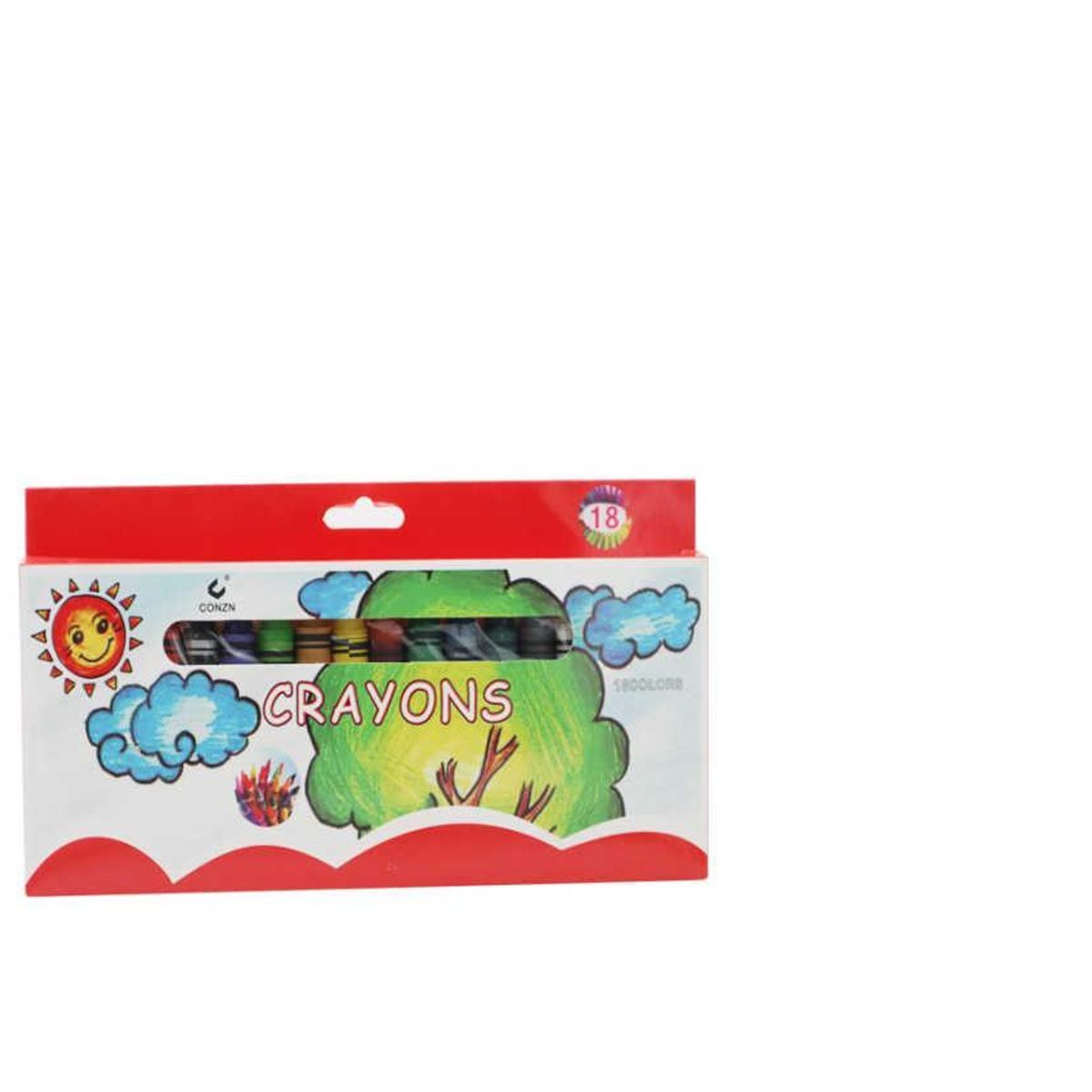 GENERICO - Lápices de Cera 18pcs