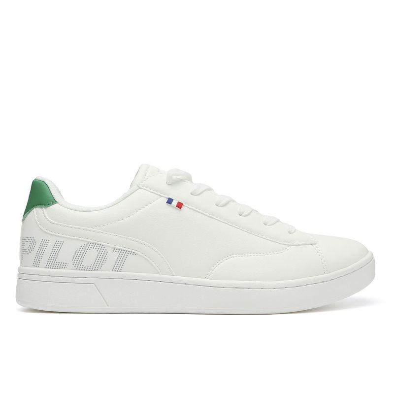 MICHELIN FOOTWEAR - Zapatilla Urbana Hombre Blanco Verde Michelin Footwear Ps14.