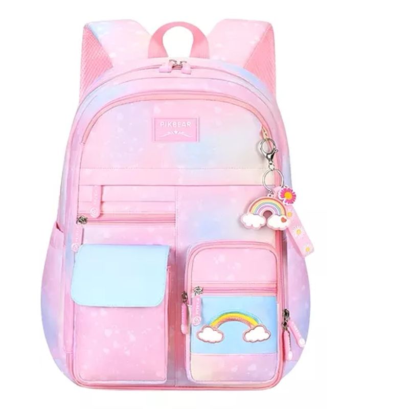 GENERICO - Mochila Escolar Unicornio Arcoíris Infantil  Para Niña