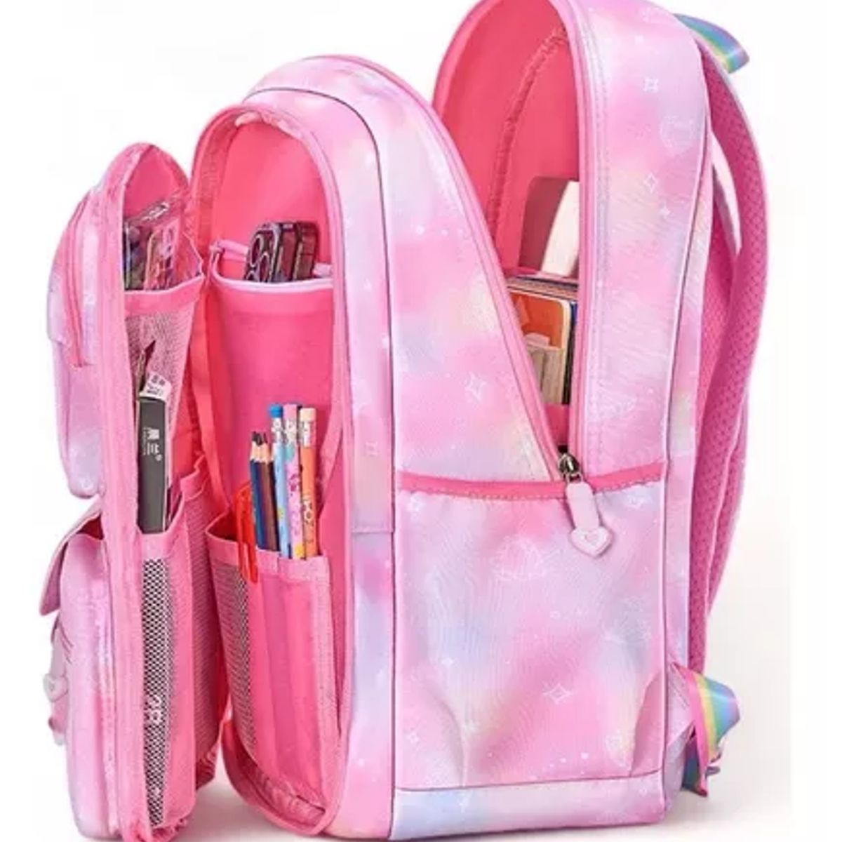 GENERICO - Mochila Niña  Escolar Juvenil Con Accesorios Cute