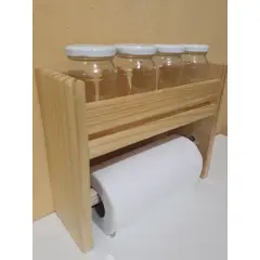 GENERICO - Estante Organizador De Nova de madera rustico