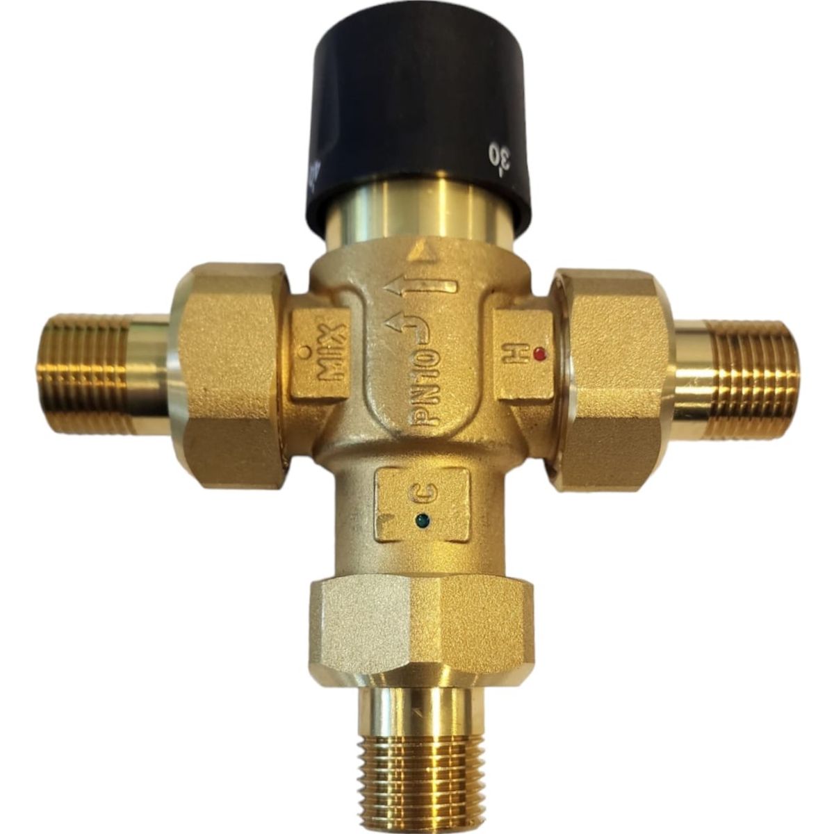 GENERICO - Válvula Mezcladora Termostática Media Pulgada 10 Bar