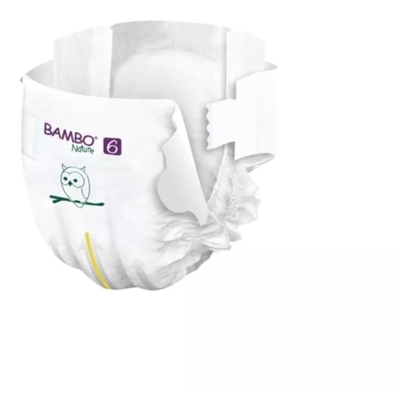 BAMBO NATURE - Pañal Bambo Nature Eco Friendly 6 Paquete Alto Talla Xxl