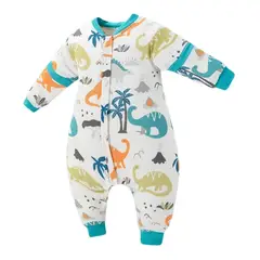 KIVARA - Saquito De Dormir Bebe Con Piecitos Tog 1,5 Jurasic Deluxe