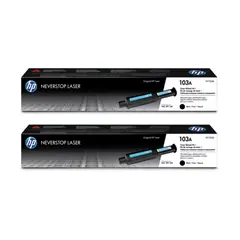 HP - Pack 2 Toner 103a Genuinos Negros W1103a Neverstop 1000 Mfp 1200