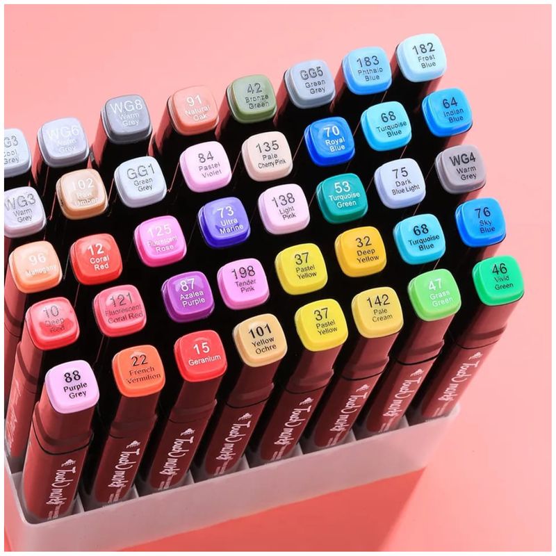 OEM - MARCADORES PLUMONES DOBLE PUNTA 168 COLORES