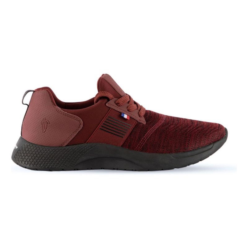 MICHELIN FOOTWEAR - Zapatilla Michelin Hombre Cr05 Burdeo Negro