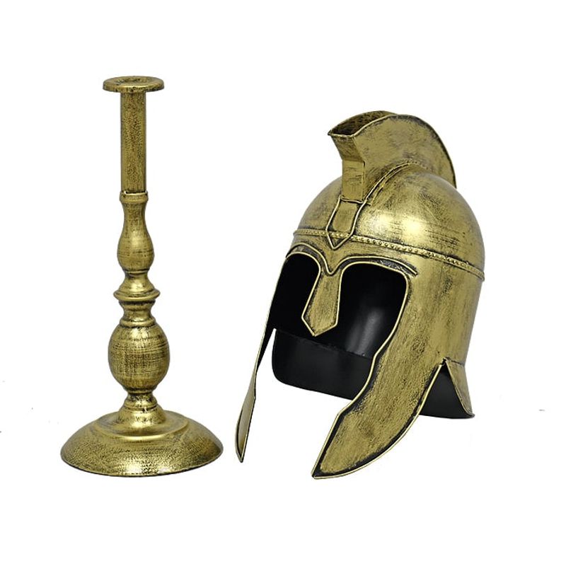 GENERICO - Casco Romano Gold clasico