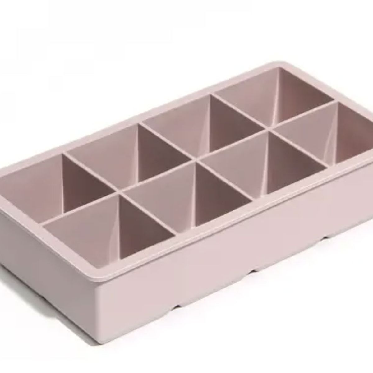 GENERICO - Cubetera Hielera Molde Silicona 8 Cubos Grandes Con Tapa